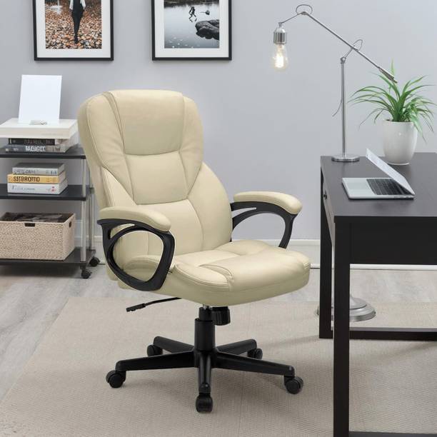TECHSEAT Leatherette Office Adjustable Arm Chair