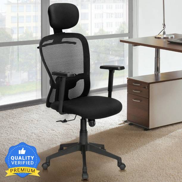 Nilkamal Alba Fabric Office Arm Chair