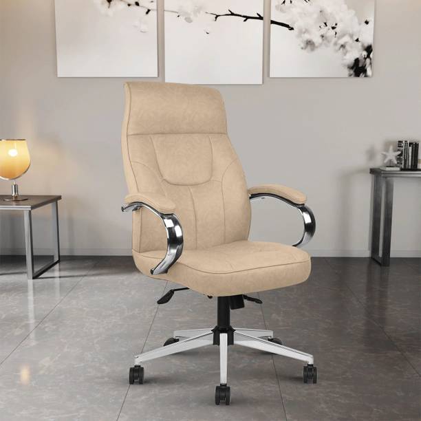 Vergo Stellar High Back Ergonomic Boss Chair, Premium Comfort, Revolving, Tilt Recline Leatherette Office Executive Chair