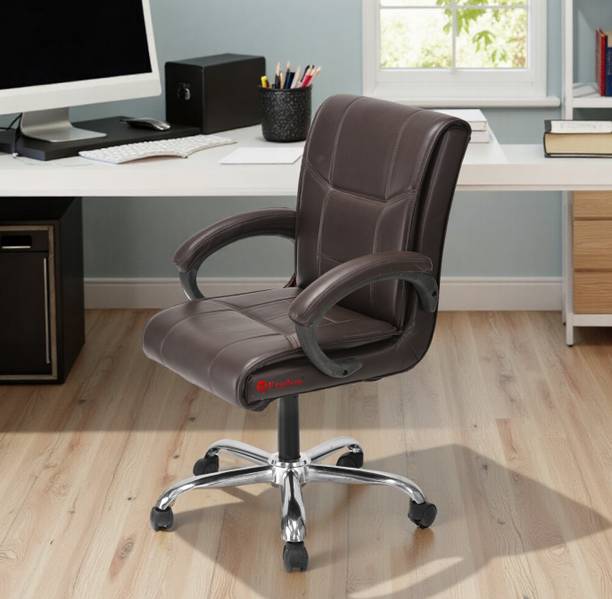 Goyal Steel & Furniture Industries Swivel in Style chair the Perfect Revolving Chair for home office Leatherette Office Conference Chair
