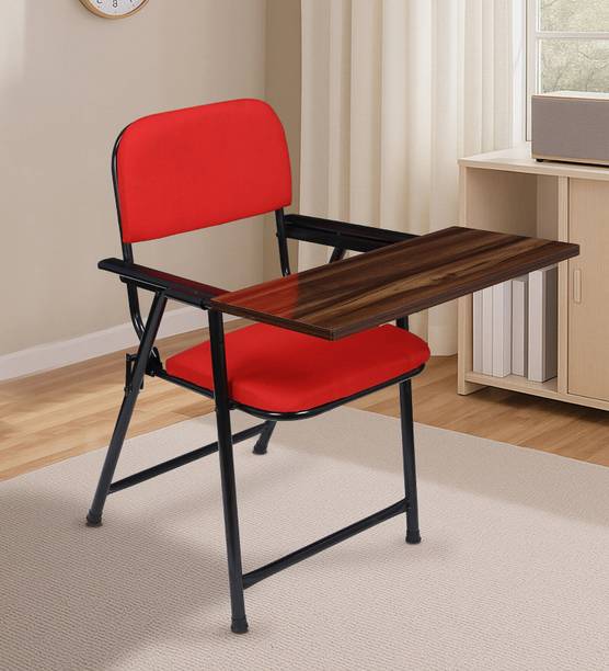 Mintwud From Pepperfry Folding Study Chair With Cushion & Adjustable Wooden Writing Pad Cotton Study Folding Chair