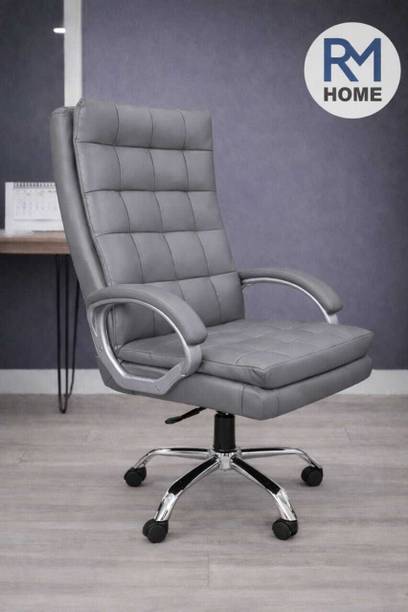RM HOME Sera High back Ergonomic Revolving Chair Leatherette Office Executive Chair