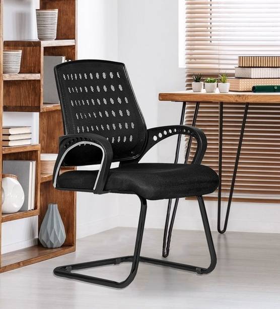 MAESTRO Mesh Mid-Back Visitor Chair Fabric Office Visitor Chair Fabric Office Conference Chair
