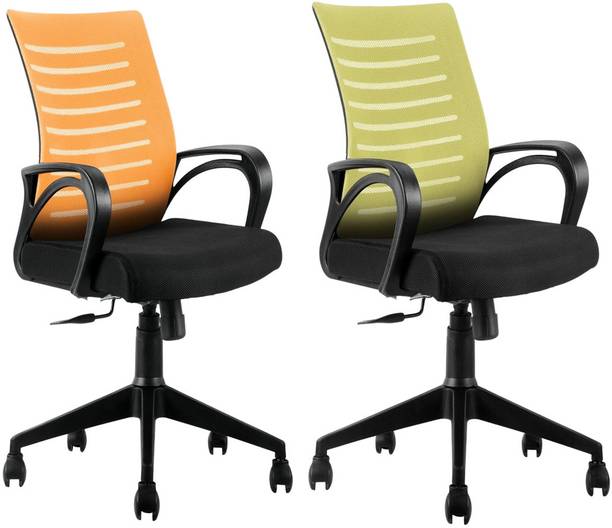 MAESTRO SEATING SYSTEMS Heavy-Duty Mesh Executive Office Chair with Armrests Leather Office Executive Chair