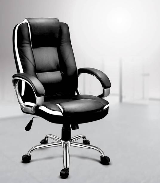MAESTRO High Back Ergonomic Revolving Chair, Leatherette Office Executive Chair Leatherette Office Arm Chair