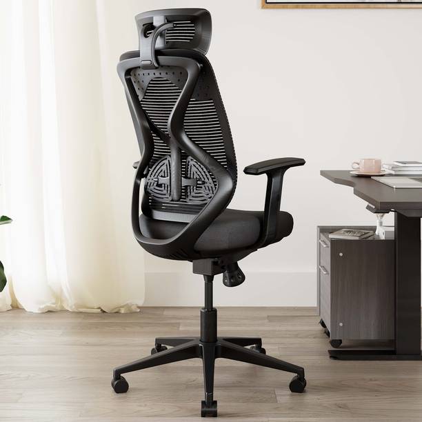 CARLTON LONDON Atlas Mesh Office Adjustable Arm Chair