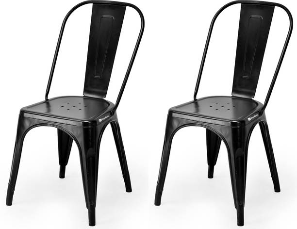 OFFICE SEATING Ergonomic Comfortable Iron Cafe chair Dining Reception Chair Metal Dining Chair