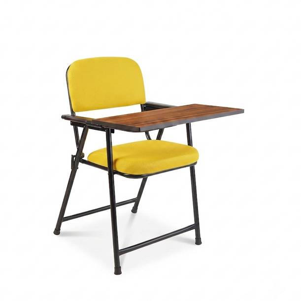 FURNIMAX Folding Study Chair With Cushion & Adjustable Writing Pad Fabric Study Folding Chair