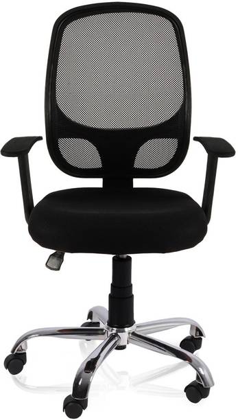 Zaara Medium Back Mesh Office Chair (Black) Mesh Office Executive Chair