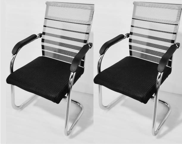 RUDRAAKSH Mesh, Fabric Office Arm Chair
