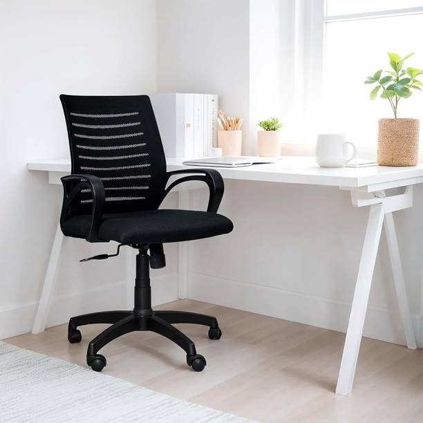 MAESTRO Ergonomic Office Chair, Office Chairs for Home & Office with 2 Year Warranty Fabric Office Arm Chair