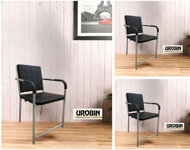 UROBIN UROBIN CHAIR FOR office visitor home computer study reception school Leatherette Study Arm Chair