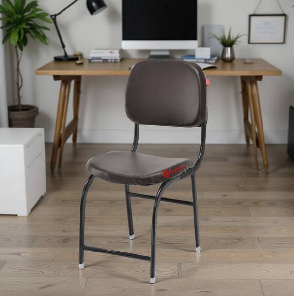 TARUN GRAMUDYOG or Chair iron frame Stylish and Supportive Seating Solution for Home Office Leatherette Office Visitor Chair