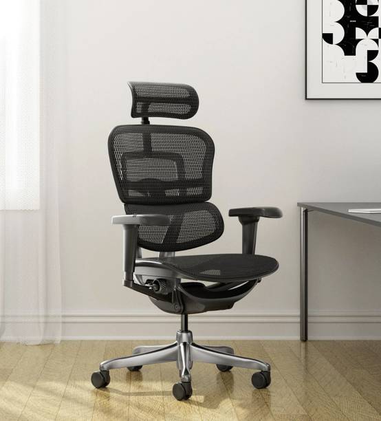 ardasinterior Ultra Breathable Mesh Ergonomic Chair with Adjustable Headrest & Seat Glider Mesh Office Adjustable Arm Chair
