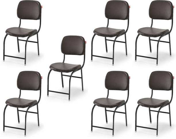 TARUN GRAMUDYOG Office Visitor Student Study Chair Home Resturants Steel Dining Chair Leatherette Office Visitor Chair