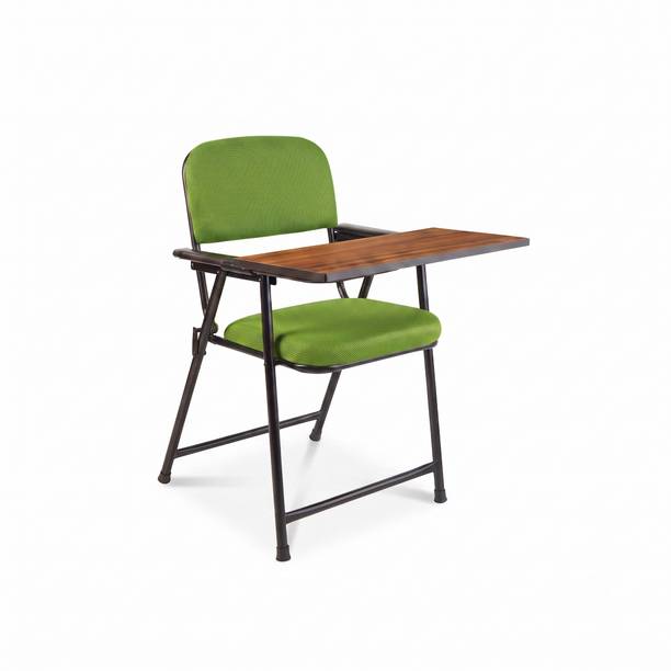 FURNIMAX Folding Study Chair With Cushion & Adjustable Writing Pad Fabric Study Folding Chair