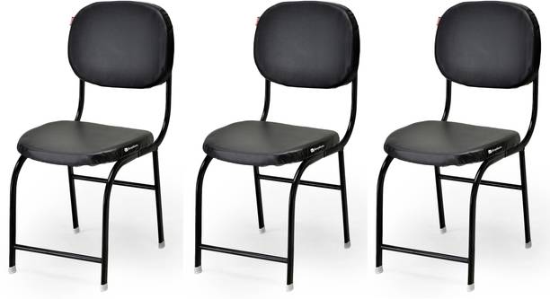 RATISON Guest Visitor Study Without arm Rest Leatherette Office Visitor Chair Leatherette Office Visitor Chair