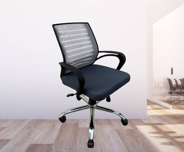 UROBIN CHA108 HEAVY DUTY MESH CHAIR (MIDDLE BACK) Mesh Office Visitor Chair