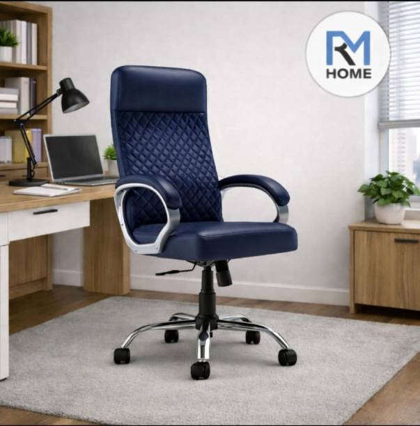 RM HOME Elvon Luxe High-Back Ergonomic Executive Office Chair Leatherette Office Executive Chair