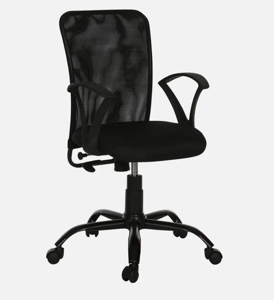 realchairs Mesh, Cotton Blend, Fabric Office Adjustable Arm Chair