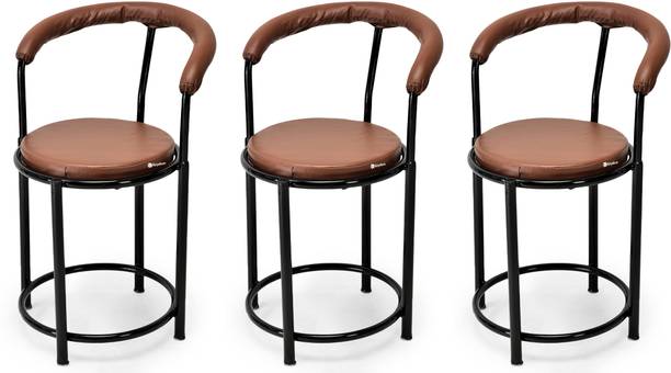 SOMRAJ Multipurpose Comfortable Stool Study Chair Leatherette Dining Chair