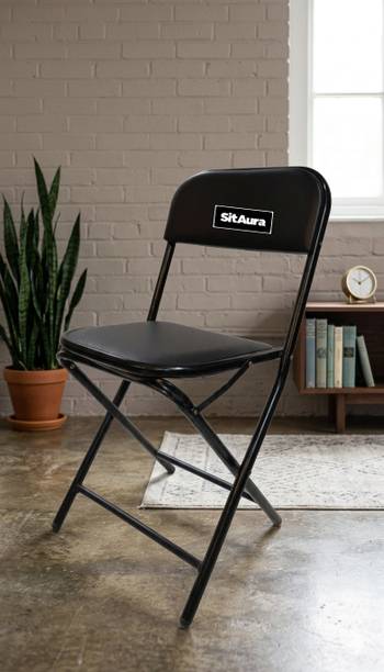 SitAura Leatherette Study Folding Chair