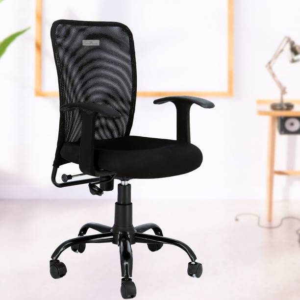 Officeplus Sigma S1 Ergonomic Mesh Executive office metal stand with 2 Year warranty Synthetic Fiber Office Conference Chair
