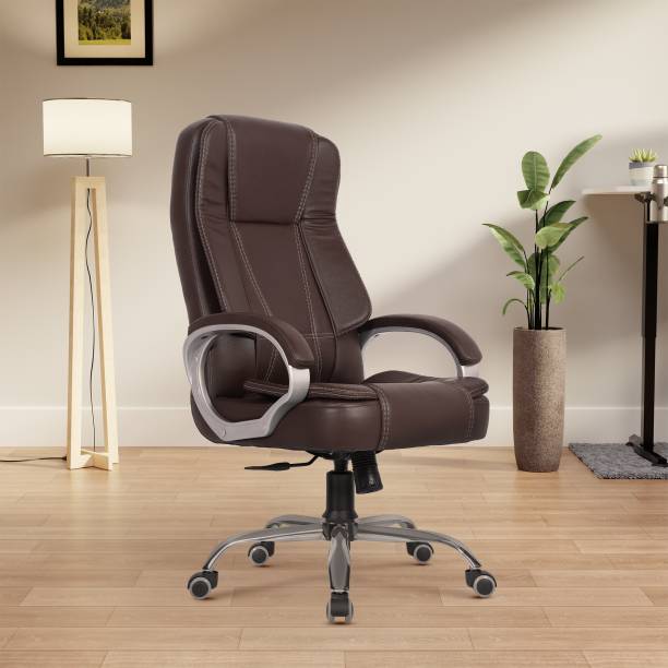 GREEN SOUL Vienna High Back Ergonomic|Home & Office use|Premium Finish|Ultra Comfort Leatherette Office Executive Chair