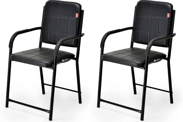 Goyal Steel & Furniture Industries comfortable Home Office Visitor Chair Stylish Ergonomic Design for Office Home Metal Dining Chair