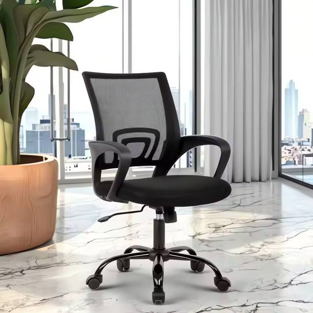 Palarial ErgoBliss SwiftMesh Mid-Back Ergonomic Office Chair Mesh Study Arm Chair