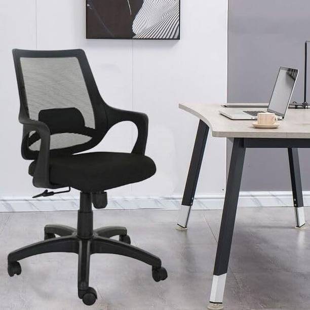 MAESTRO SEATING SYSTEMS Home & Office Mesh Chair with Fixed Handles -Comfortable Desk Chair Office Chair Fabric Office Adjustable Arm Chair