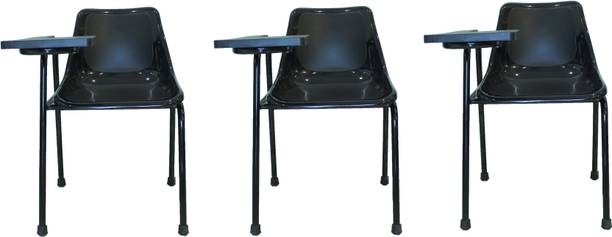 Deal Dhamaal Student Chair with Glossy Seat & Writing Pad, Heavy 1" Inch Pipe (Set of 3) NA Study Arm Chair
