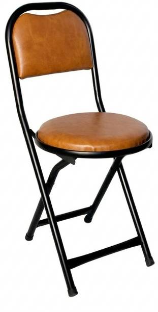 DPI Folding Stool Chair with Foot Rest for Home & Kitchen, Cotton Study Folding Chair
