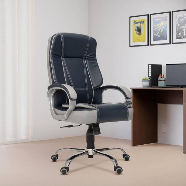 GREEN SOUL Vienna High Back Ergonomic|Home & Office use|Premium Finish|Ultra Comfort Leatherette Office Executive Chair