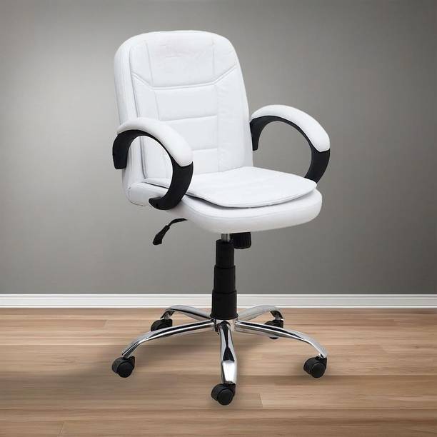 Guru Leatherette Office Adjustable Arm Chair