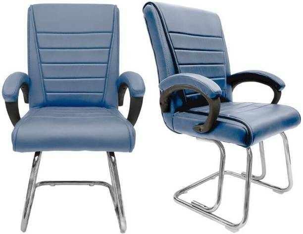 ACTIVA Regal Comfortable Arm Chair| Ergonomic Relax Chair for Home,study,Reception Leatherette Office Visitor Chair