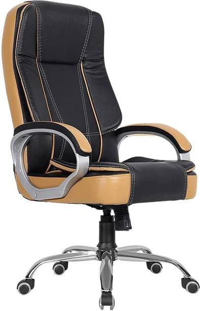 RM HOME Zony Split Leather Office Adjustable Arm Chair