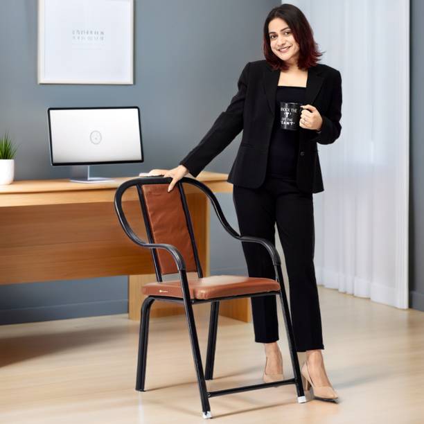 P P CHAIR Computer/Student/Stool/Back Support/Garden/Work from Home Study Chair Leatherette Office Visitor Chair