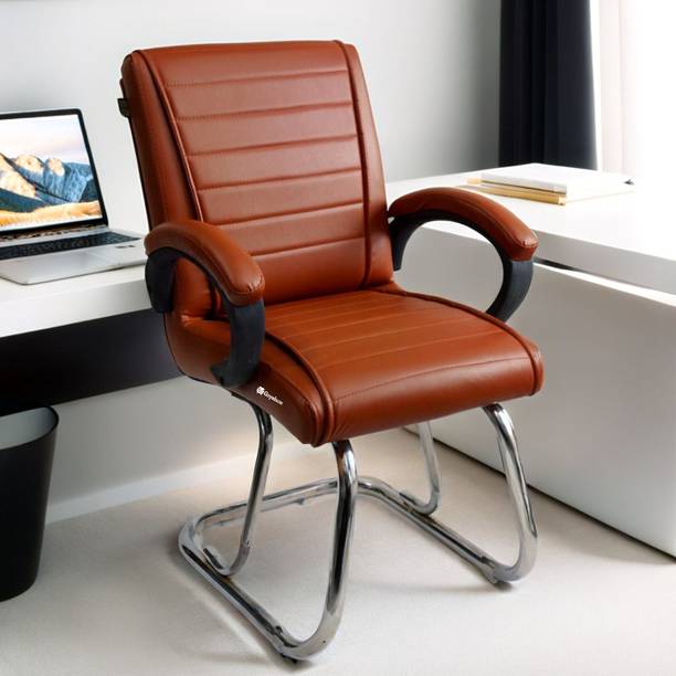 KITHANIA Office Ergonomic heavy visitor Home & Office visitor Study Reception Leather Office Executive Chair