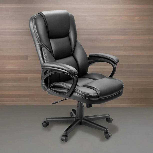 CHAIRTECH ® Upto 5 Years of Warranty | High Back | Ergonomic | Home & Office Leatherette Office Executive Chair
