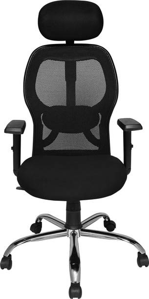 NP NATIONAL Since 1952 Officer Chair Mesh High-Back Mesh Office Adjustable Arm Chair