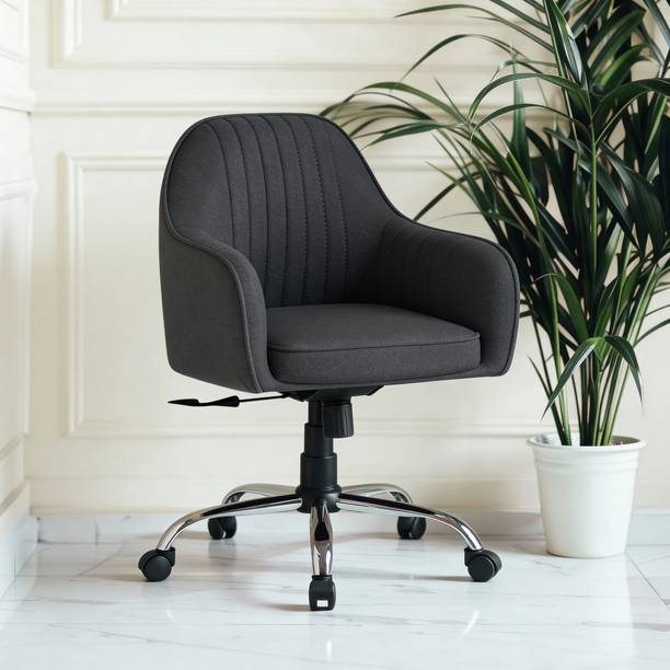 SEATFIT Velvet Ergonomic Desk Chair with Recline, Swivel & Adjustable Height Home Office Full-Aniline Leather Office Executive Chair
