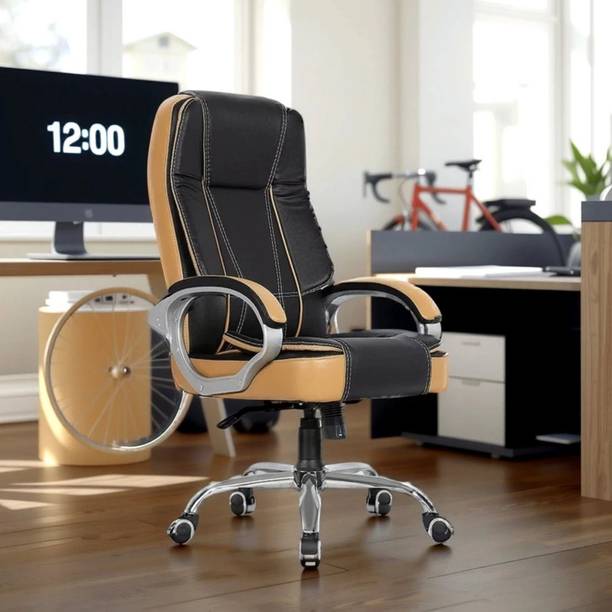 Palarial VIENNA High-Back Executive Leather Office Chair with Adjustable Height Leatherette Office Executive Chair