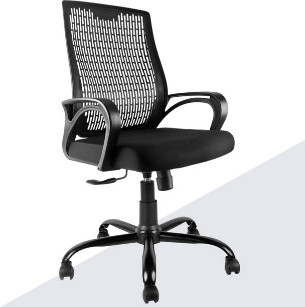 ASTRIDE Airsense Mid Back Office Chair for Work from Home/Study, Tilt Lock,Metal Base Mesh Office Executive Chair