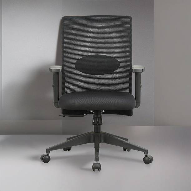 Featherlite Contact MB Mesh Fabric Office Adjustable Arm Chair