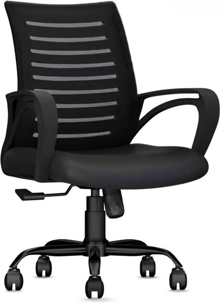 Flipkart Perfect Homes SitWell Back Ergonomic Office Heavy Duty Black Mesh Office Executive Chair