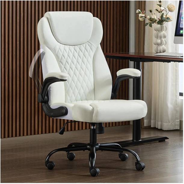 CHAIRTECH Nox High Back Ergonomic Adjustable Revolving Leatherette Office Executive Chair Leatherette Office Adjustable Arm Chair