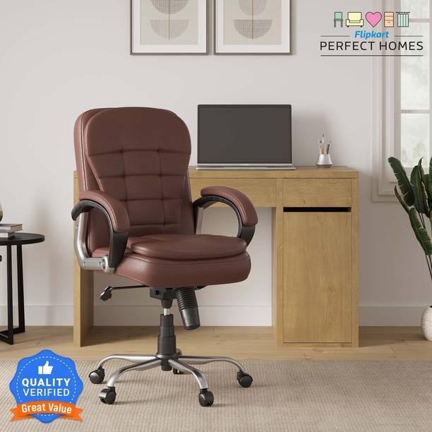 Flipkart Perfect Homes Leatherette Office Executive Chair