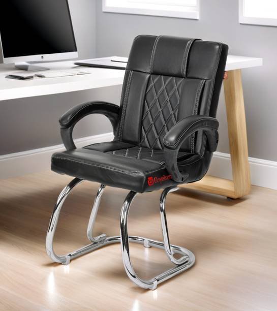 KITHANIA Ergonomic Visitor/Study/Office Home Reception conference school library Chair Leather Office Executive Chair
