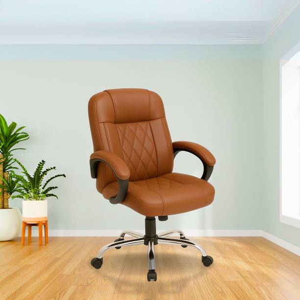 ACTIVA Galaxy Chair with Adjustable Height|Ergonomic Support for Home/office/gaming Leatherette Office Adjustable Arm Chair